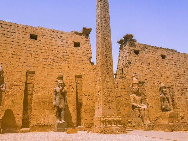 Statues-and-an-obelisk-of-the-Luxor-Temple-facade