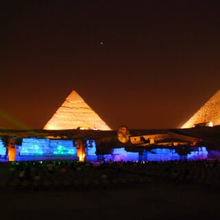 Espectáculo de luz y Sonido de las Pirámides